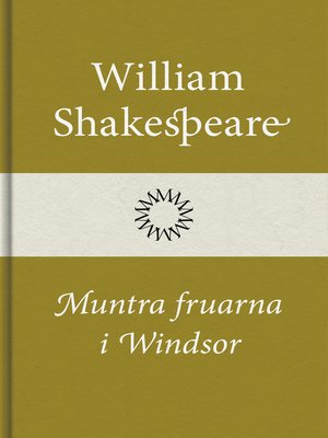 cover image of Muntra fruarna i Windsor